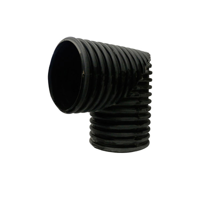 HDPE Corrugated Pipe Fittings Joint Double Wall 90 Derajat Tee Siku