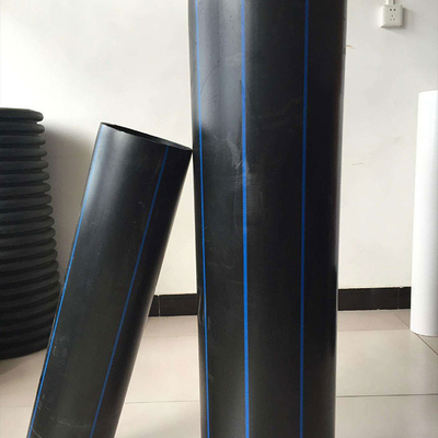 Sdr11-17 25mm-1200mm Hdpe Polyethylene Pipa Pasokan Air Tahan Korosi