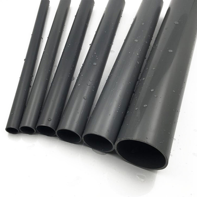 Pipa Harga Rendah Grey PVC U Pipes 125mm Diameter 8 Inch Grey Untuk Pasokan Air