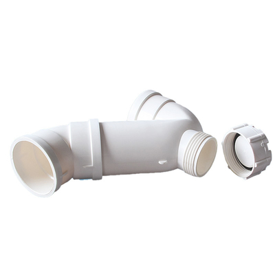 Pipa Drainase PVC Air Perangkap Deodoran Siku Tanpa Mulut Tipe-P Bawah