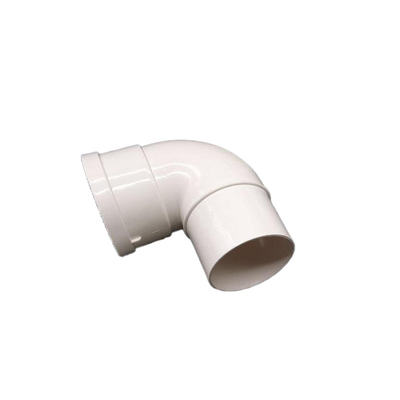 Multi Spesifikasi Elbow PVC Drainage Pipe Fittings Sendi Plastik Putih Abu-abu Biru