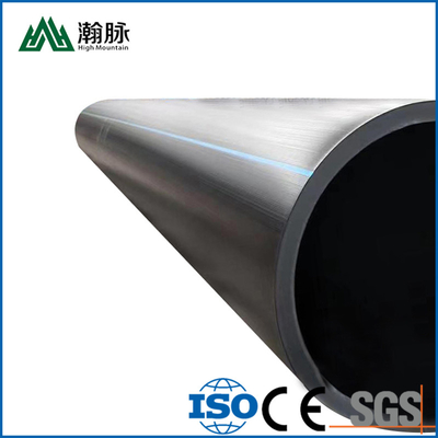 Pipa PE Pasokan Air Hdpe Diameter Besar Tahan Lama 200mm Disesuaikan PE100