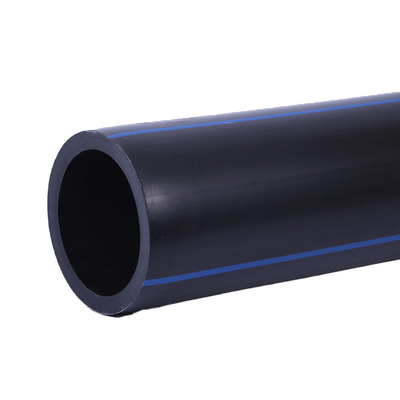 Pe100 Hitam Pasokan air Hdpe Pipe DN20 pembuangan air limbah pipa