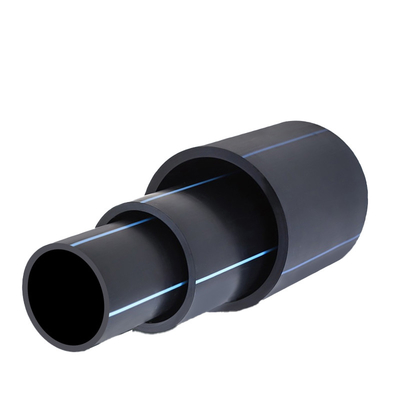 110mm 125mm 140mm Koneksi Dan Fittings HDPE Pipe Untuk Pasokan Air Panas