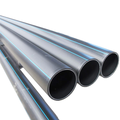 Pipa pasokan air HDPE tahan korosi yang terbuat dari bahan baku PE HDPE