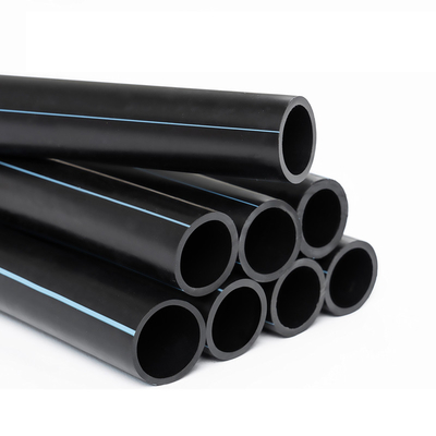 Korosi tahan pipa pasokan air HDPE untuk ukuran dan ketebalan 2.3mm-117.6mm