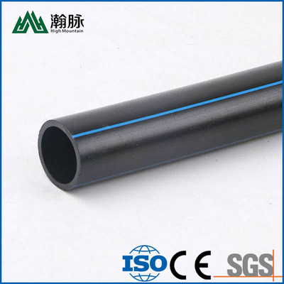 Pipa air HDPE tahan korosi hitam biru