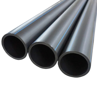 Pipa air HDPE tahan korosi hitam biru