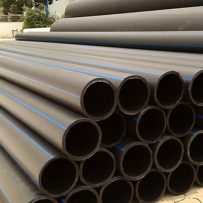 PE Hdpe Pipe Air / PE Pipe Air di Hitam Ukuran Khusus ISO Sertifikasi