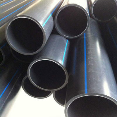 DN16mm-1800mm Hdpe Pipe Pe Pipe bersertifikat ISO9001 dalam warna Biru atau Hitam
