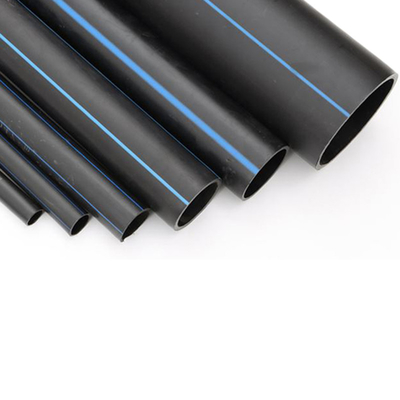 DN16mm-1800mm Hdpe Pipe Pe Pipe bersertifikat ISO9001 dalam warna Biru atau Hitam