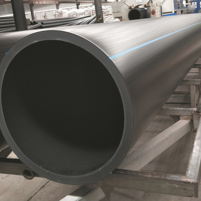 DN16mm-1800mm Hdpe Pipe Pe Pipe bersertifikat ISO9001 dalam warna Biru atau Hitam