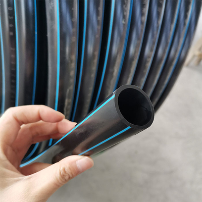 Pipa air HDPE Biru Hitam untuk distribusi air