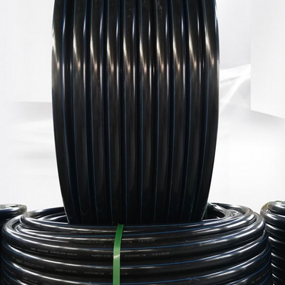 Pipa pasokan air dan drainase HDPE hitam yang tahan lama