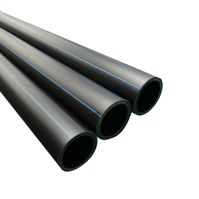 Pipa Pasokan Air HDPE tahan lama dalam Hitam/biru (2.3-117.6mm) Pipa Pasokan Air Bawah Tanah
