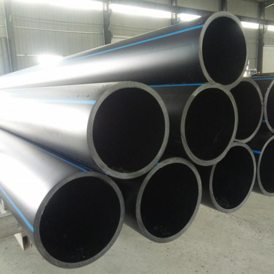 Pipa Pasokan Air HDPE tahan lama dalam Hitam/biru (2.3-117.6mm) Pipa Pasokan Air Bawah Tanah