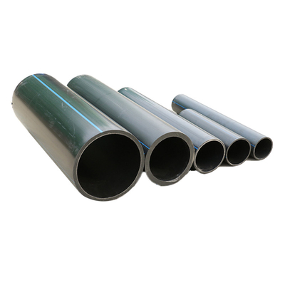 Panjang sesuai kebutuhan pelanggan pipa pasokan air HDPE dengan layanan pemrosesan pemotongan dan ketebalan 2,3mm-117,6mm
