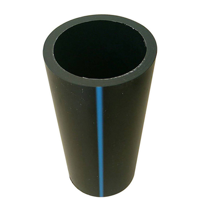 Panjang pipa pasokan air PE HDPE sesuai kebutuhan pelanggan Biru atau Hitam dengan jalur biru