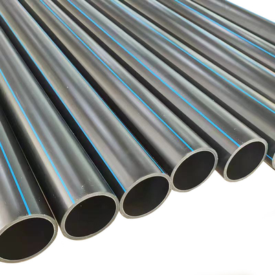Pipa air PE PE HDPE untuk perlindungan lingkungan Ketebalan 2,3mm-117,6mm