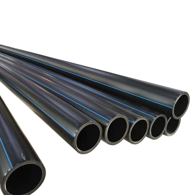 Pipa pasokan air HDPE Polyethylene Density High dengan ketebalan 2,3mm-117,6mm yang cocok untuk jaringan distribusi air