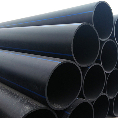 Pipa pasokan air HDPE Polyethylene Density High dengan ketebalan 2,3mm-117,6mm yang cocok untuk jaringan distribusi air