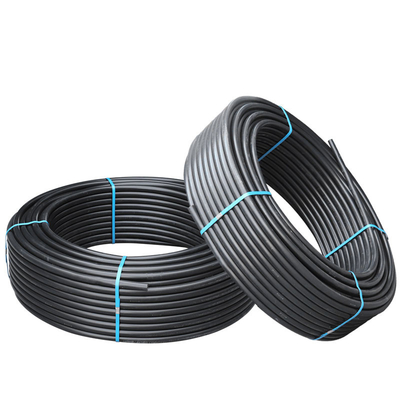 PN6-PN16 Tekanan Rating HDPE pipa pasokan air Terbuat dari bahan baku PE dan Kapasitas Tekanan 1,25mpa-2,5mpa