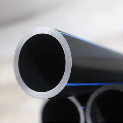 Corrosion Resistant HDPE Water Supply Pipes Butt Fusion Connection Method Dibuat dari bahan baku PE