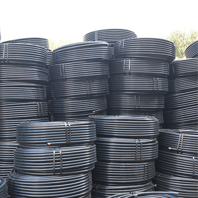 Corrosion Resistant HDPE Water Supply Pipes Butt Fusion Connection Method Dibuat dari bahan baku PE