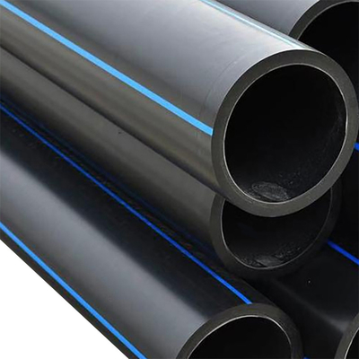 Pipa air HDPE poliethelin kepadatan tinggi untuk bahan baku PE100 dalam aplikasi industri