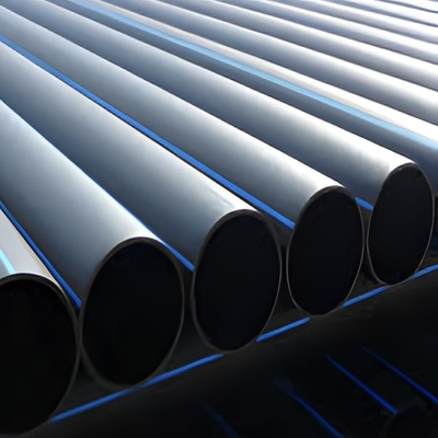 Pipa Pasokan Air HDPE 1.25mpa-2.5mpa dengan Polyethylene Kepadatan Tinggi Panjang 5.8m/11.8m/Disesuaikan