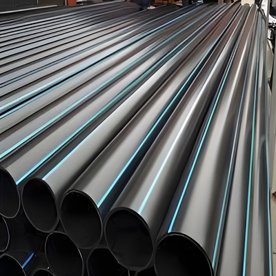 Pipa Pasokan Air HDPE 1.25mpa-2.5mpa dengan Polyethylene Kepadatan Tinggi Panjang 5.8m/11.8m/Disesuaikan