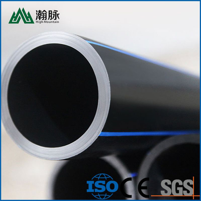 Pipa suplai air HDPE DN20mm-65mm dengan metode koneksi fusi but dan standar GB/T13663-2000