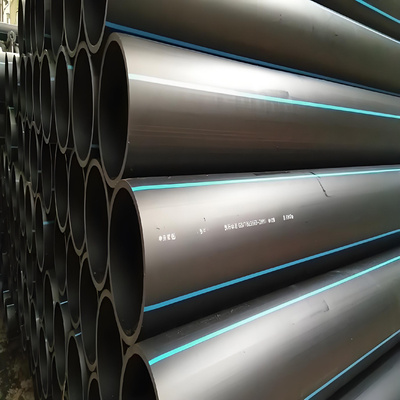 Pipa suplai air HDPE DN20mm-65mm dengan metode koneksi fusi but dan standar GB/T13663-2000