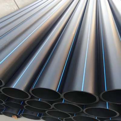 Pipa suplai air HDPE DN20mm-65mm dengan metode koneksi fusi but dan standar GB/T13663-2000