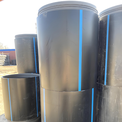 DN20-DN1200 pipa suplai air HDPE dengan kisaran suhu -40°C sampai 40°C