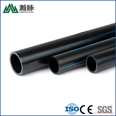 DN20-DN1200 pipa suplai air HDPE dengan kisaran suhu -40°C sampai 40°C