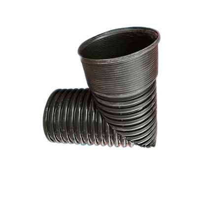 HDPE Corrugated Pipe Fittings Joint Double Wall 90 Derajat Tee Siku