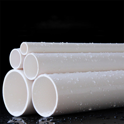 Pipa Tiriskan PVC Putih Perekat Menebal Pipa Air Minum Plastik DN40 DN63 UPVC