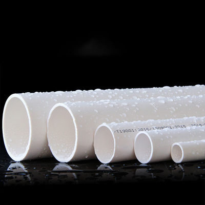 Pipa Tiriskan PVC Putih Perekat Menebal Pipa Air Minum Plastik DN40 DN63 UPVC