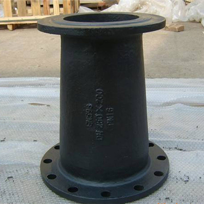 90 Derajat Ulet Besi Cor Fitting Flanged Elbow Double Disc DN80 - 2600